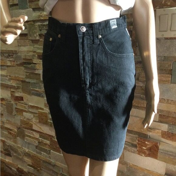 VERSACE Jeans Couture Denim Skirt - Picture 1 of 11